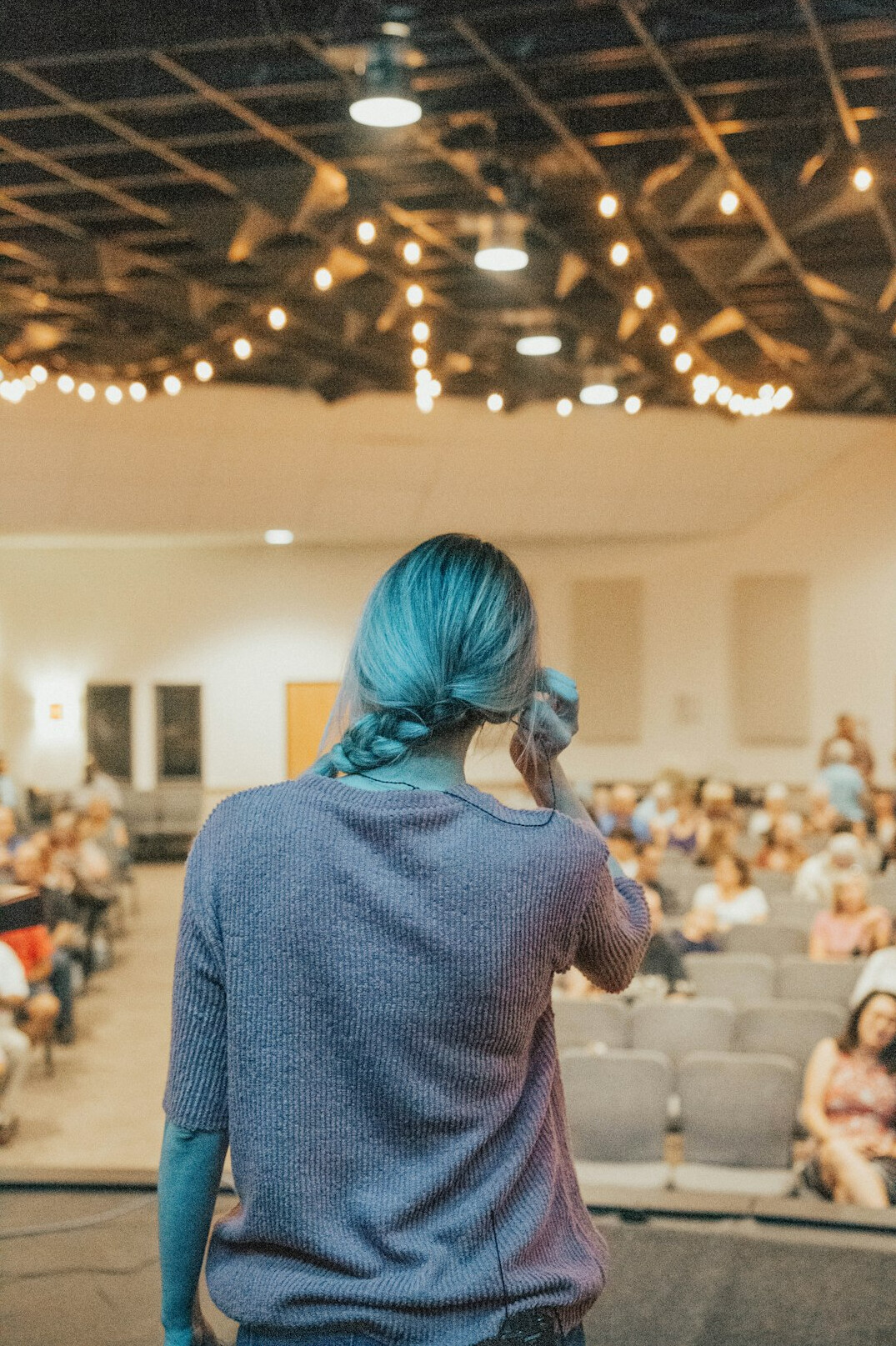 audience asking questions